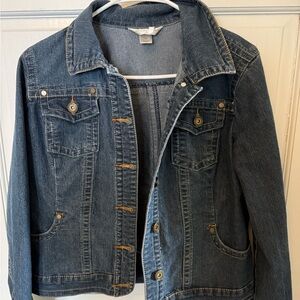Christopher & Banks Classic Blue Jean Jacket